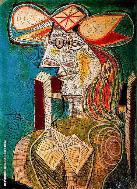 Seated Woman II 1938 by Pablo Picasso | Oil Painting Reproduction
