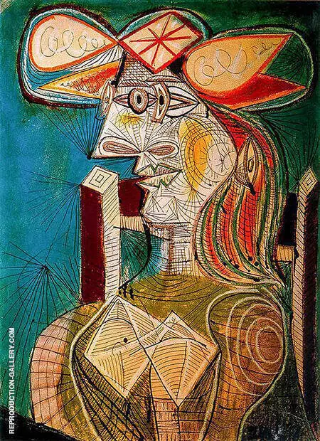 Seated Woman II 1938 By Pablo Picasso