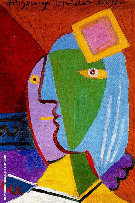 Woman with Cap 1934 by Pablo Picasso | Oil Painting Reproduction