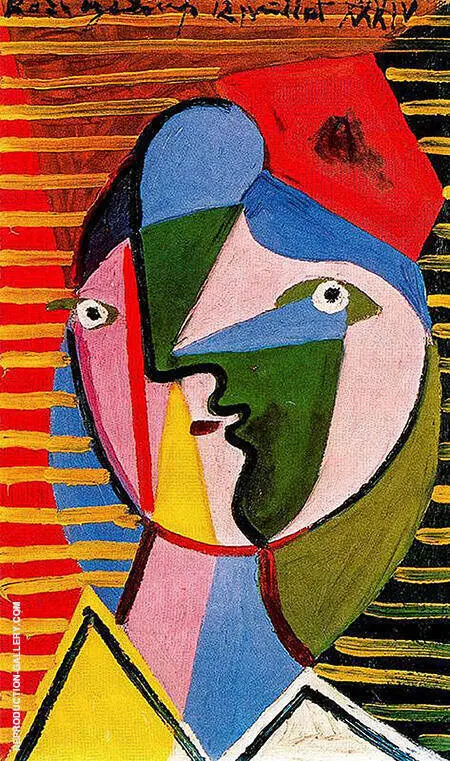 Woman Facing to the Right 1934 By Pablo Picasso