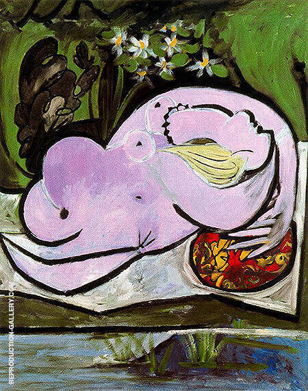 Nude in a Garden 1934 by Pablo Picasso | Oil Painting Reproduction