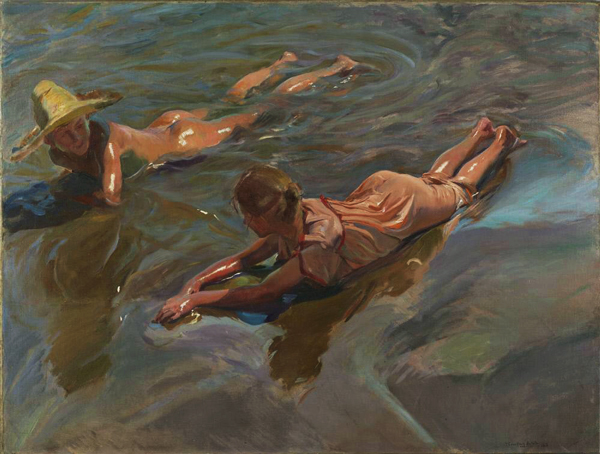Sea Idyll 1908 by Joaquin Sorolla | Oil Painting Reproduction