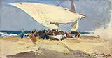 La Llegada de la Pesca Playa de Valencia 1898 By Joaquin Sorolla