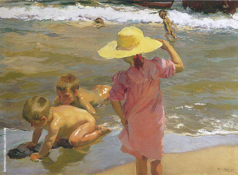 Children on the Seashore 1903 | Oil Painting Reproduction