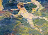 Swimmers 1905 By Joaquin Sorolla