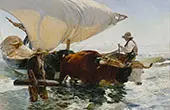 The Return from Fishing 1894 By Joaquin Sorolla