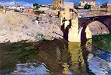 San Martin Bridge At Toledo 1906 By Joaquin Sorolla