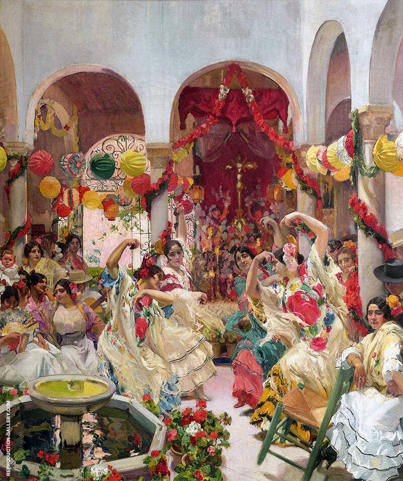 Seville the Dance by Joaquin Sorolla | Oil Painting Reproduction