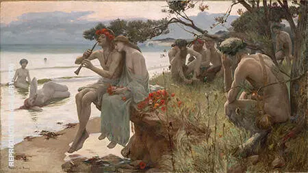 Pastoral c1893 By Rupert Bunny