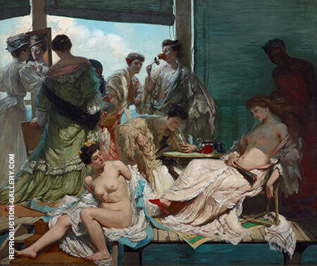 Summer Time II c1907 by Rupert Bunny | Oil Painting Reproduction