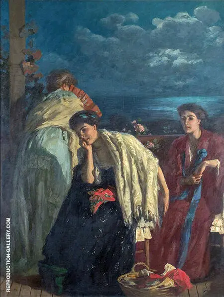 The Sonata 1909 By Rupert Bunny