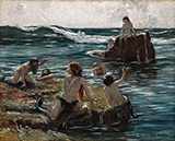 Tritons at Play c1890 By Rupert Bunny