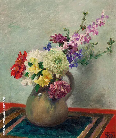 Still Life Mixed Flowers c1927-32 By Rupert Bunny