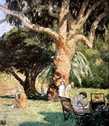 Botanical Gardens Melbourne By Rupert Bunny