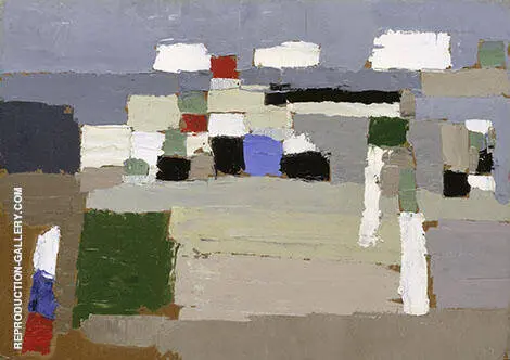 Landscape Study By Nicolas De Stael