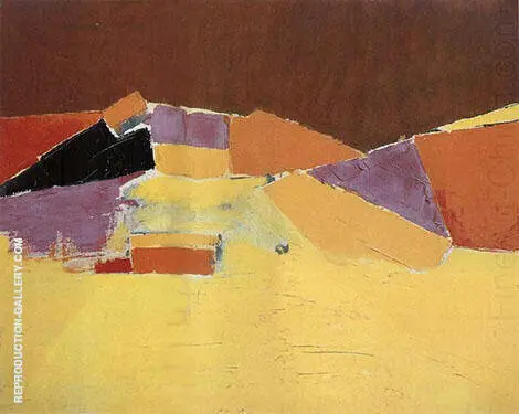 Abstract Figure By Nicolas De Stael