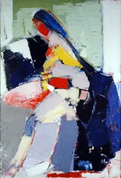 Portrait of Anna By Nicolas De Stael