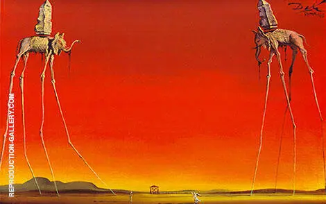 The Elephants 1948 By Salvador Dali