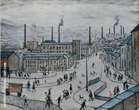 Huddersfield 1965 By L-S-Lowry