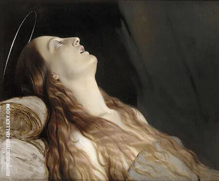Louise Vernet the Artist's Wife on her Deathbed By Paul Delaroche