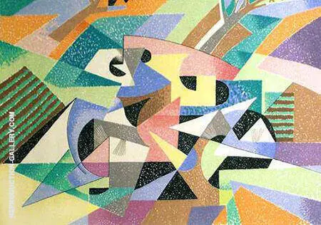 The Cyclist By Gino Severini