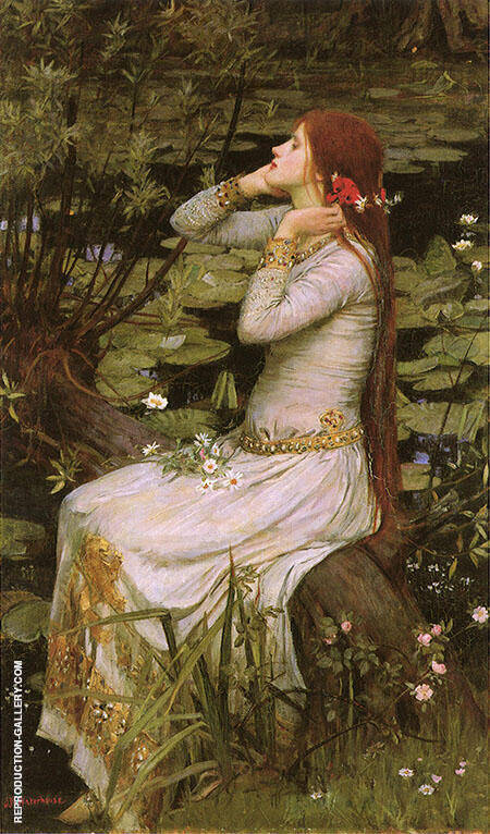 Ophelia 1894 by John William Waterhouse | Oil Painting Reproduction