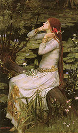 Ophelia 1894 By John William Waterhouse
