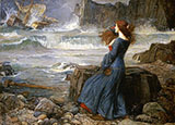 Miranda the Tempest By John William Waterhouse