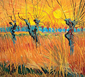 Willows at Sunset By Vincent van Gogh