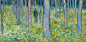 Undergrowth with Two Figures By Vincent van Gogh