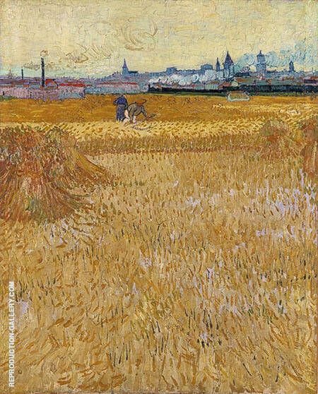 Les Moissonneurs 1888 by Vincent van Gogh | Oil Painting Reproduction