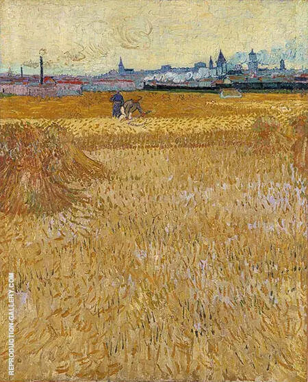 Les Moissonneurs 1888 By Vincent van Gogh