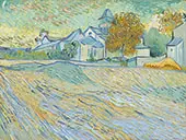 View of the Church of Saint Paul de Mausole By Vincent van Gogh
