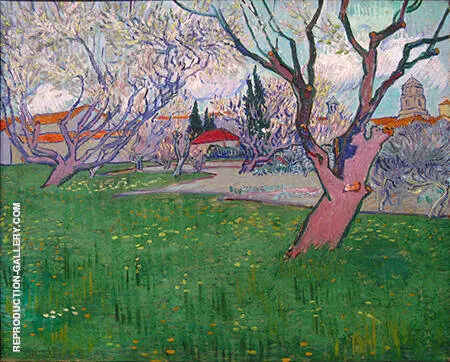 View of Arles with Trees in Blossom By Vincent van Gogh