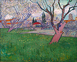 View of Arles with Trees in Blossom By Vincent van Gogh