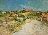 Vegetable Gardens in Montmartre 2 By Vincent van Gogh