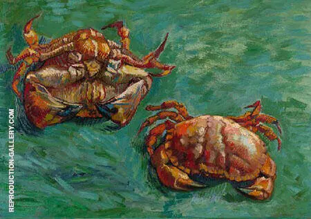 Two Crabs By Vincent van Gogh