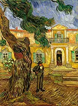 Tree and Man St Remy By Vincent van Gogh