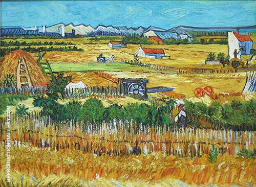 The Harvest La Crau 1888 By Vincent van Gogh