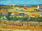 The Harvest La Crau 1888 By Vincent van Gogh