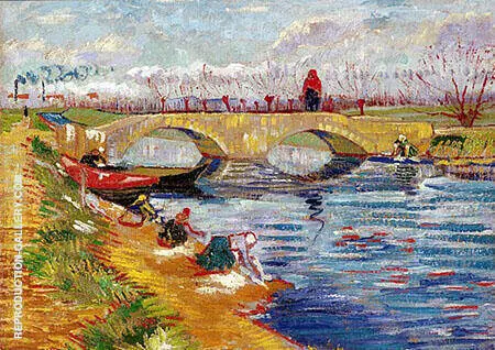 Pont Sur Le Canal Vigueirat 1888 By Vincent van Gogh