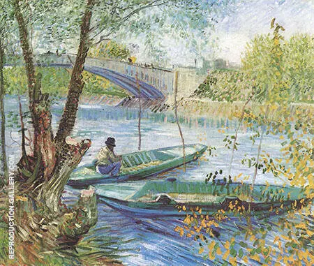 Fishing in the Spring 1887 By Vincent van Gogh