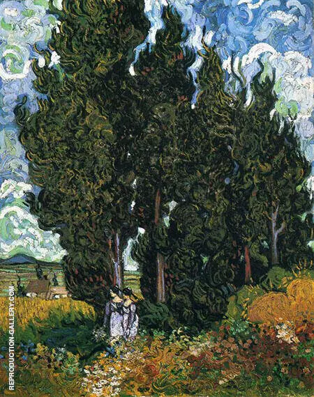 Field with Poppies 1889 By Vincent van Gogh