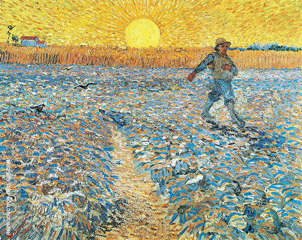 The Sower 1888 by Vincent van Gogh | Oil Painting Reproduction