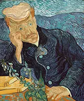 Portrait of Dr Gachet 1890 By Vincent van Gogh