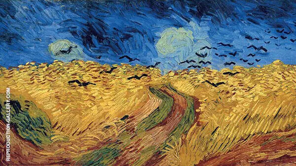 Wheat Field with Crows 1890 By Vincent van Gogh