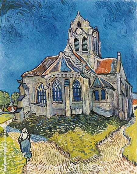The Church at Auvers By Vincent van Gogh