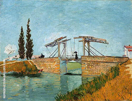 Langlois Bridge at Arles By Vincent van Gogh