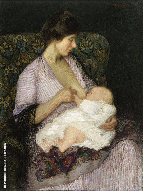 Mother and Child by Helen M Turner | Oil Painting Reproduction