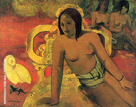 Vairumati 1897 by Paul Gauguin | Oil Painting Reproduction